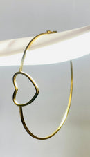 Bracelete Coração  1.2x1.2mm - Ouro 18k