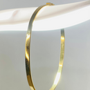 Bracelete Chato Médio 3x1.2mm - Ouro 18k