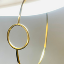 Bracelete Redondo 1.2x1.2mm - Ouro 18k