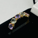 Anel meia aliança redondo 5X5mm - Ouro 18k