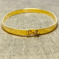 Bracelete Chato Grosso 5x1.2mm - Ouro 18k