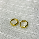 Brinco Argola Pequena 9mm - Ouro 18k