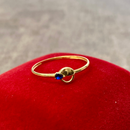 Anel Menino com gota 2,5 x 2 mm - Ouro 18k