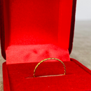 Aliança Trançada 1,5mm - Ouro 18k