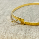 Bracelete Chato Médio 3x1.2mm - Ouro 18k