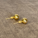 Brinco Bola - Ouro 18k
