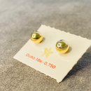 Brinco Bola - Ouro 18k