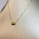 Colar Bola veneziana fina - Ouro 18k