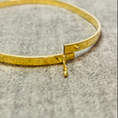 Bracelete Chato Médio 3x1.2mm - Ouro 18k