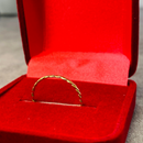 Aliança Trançada 1,5mm - Ouro 18k