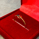 Anel Menino com gota 2,5 x 2 mm - Ouro 18k