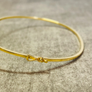 Bracelete Redondo 1.2x1.2mm - Ouro 18k