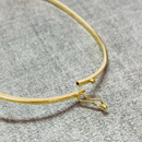Bracelete Coração  1.2x1.2mm - Ouro 18k