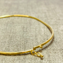 Bracelete Redondo Médio  2x2mm - Ouro 18k