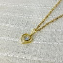 Pingente Coração vazado - Ouro 18k